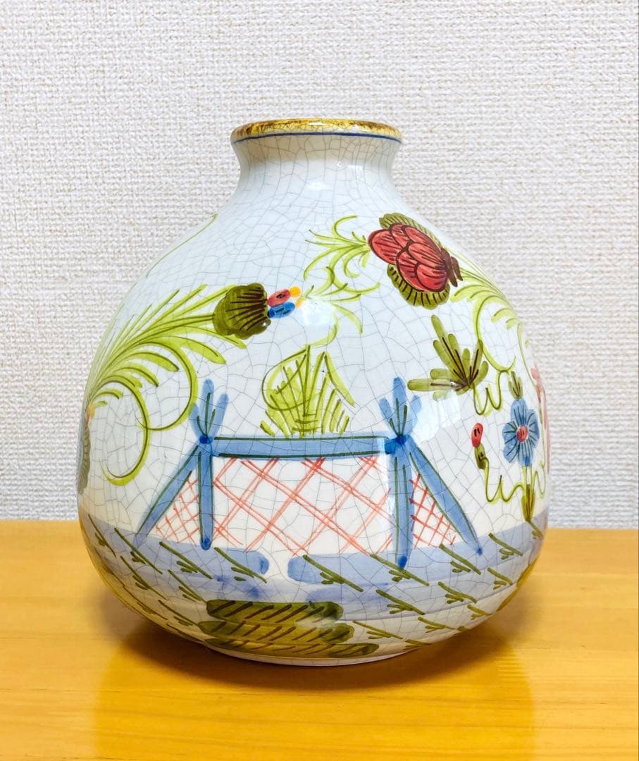 スペイン　Benlloch 飾り大皿　花瓶/壺 揃い　アンティークインテリア