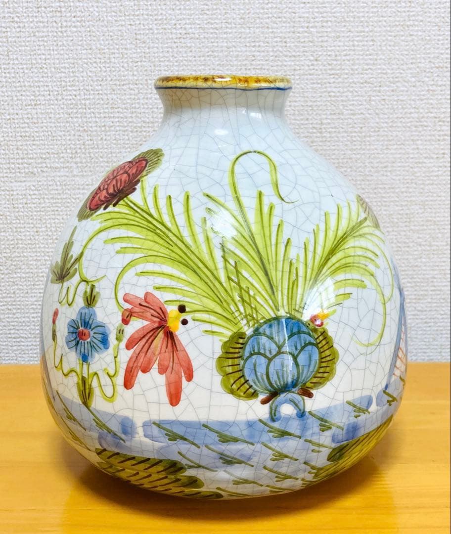 スペイン　Benlloch 飾り大皿　花瓶/壺 揃い　アンティークインテリア