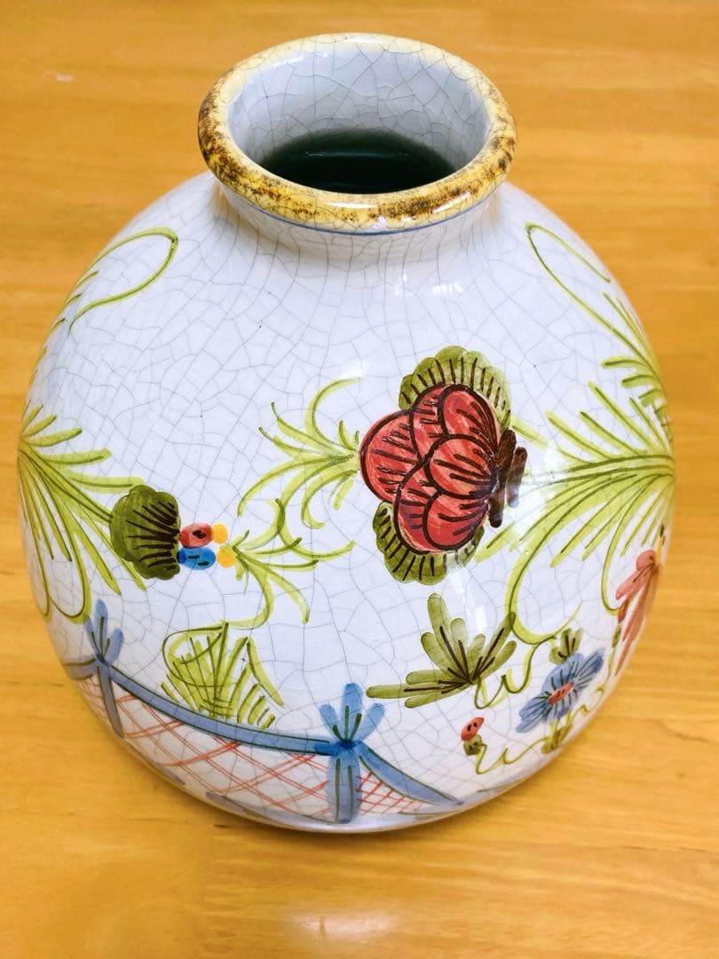 スペイン　Benlloch 飾り大皿　花瓶/壺 揃い　アンティークインテリア