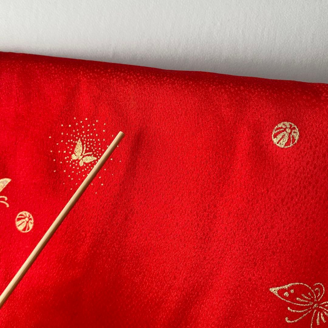 7歳　七五三　着物　被布　セット　絹　正絹