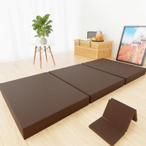 マットレス 高反発 三つ折り 10cm厚 折りたたみ 25D ベッドマッ☆★☆彡