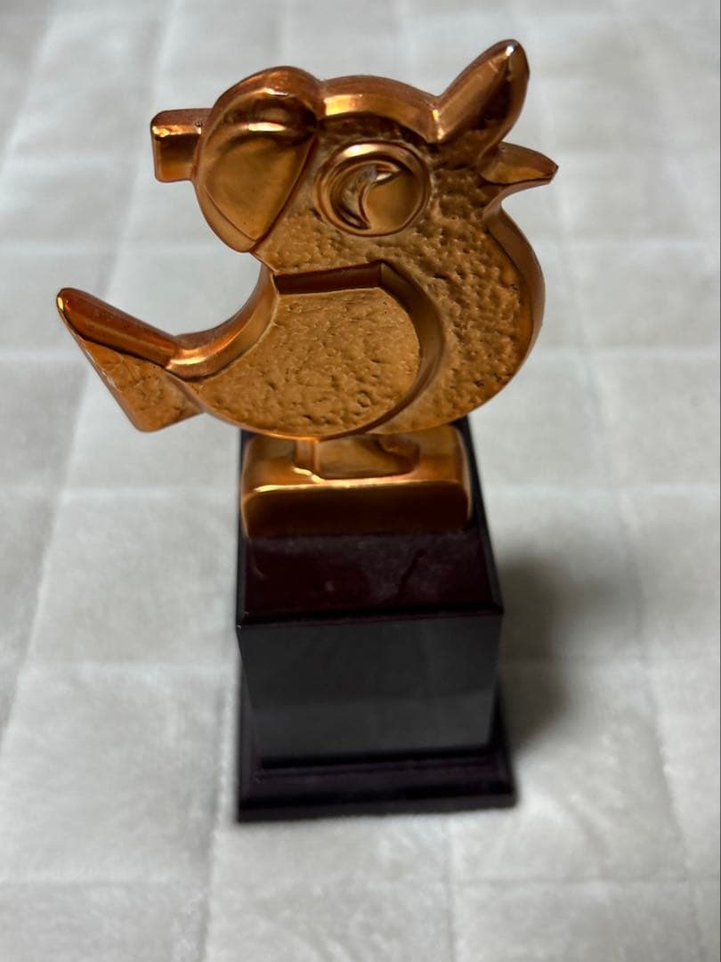 のど自慢　出場記念トロフィー