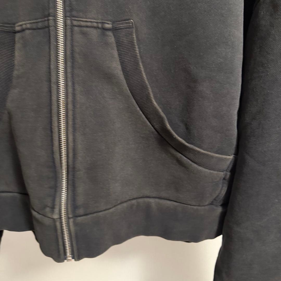 ENTIRE STUDIOS ETERNAL ZIP ウォッシュドブラック M
