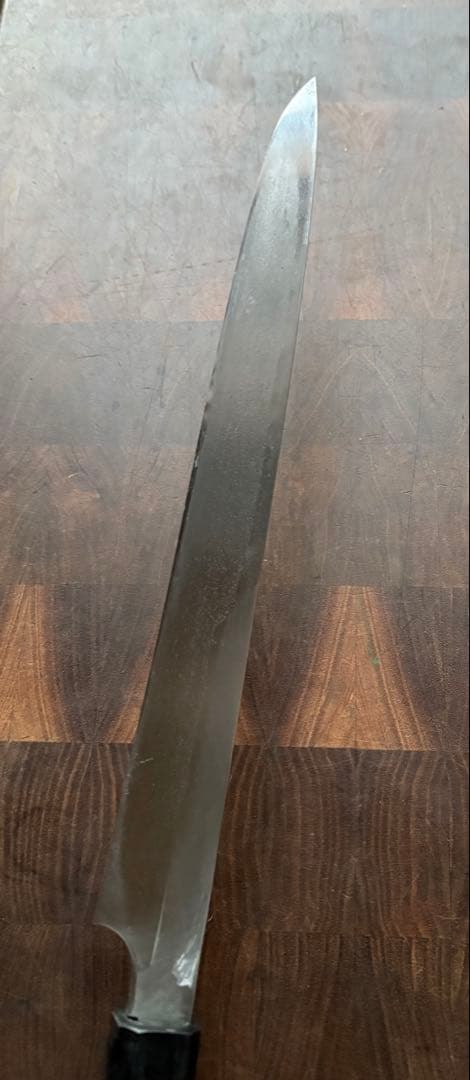 重房　霞　柳刃　270mm 9寸　包丁　和包丁　会津　黒檀　八角柄