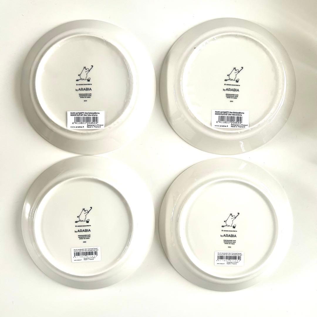 新品アラビアムーミン コレクターズプレート イエロー&フレーオフィス＆ウインター