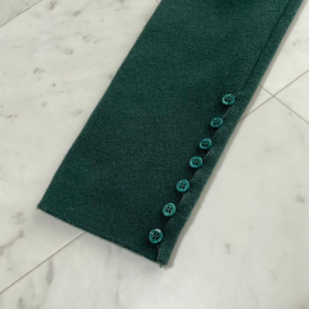 新品　MYLAN ニットコート　リバーコート　カシミヤ　ノーカラー F