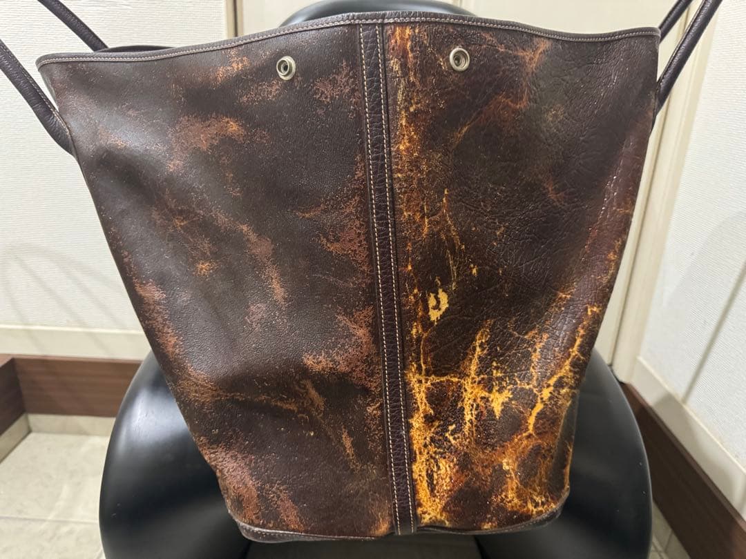 HERMES ガーデンパーティー GM アマゾニア エルメス 経年劣化品