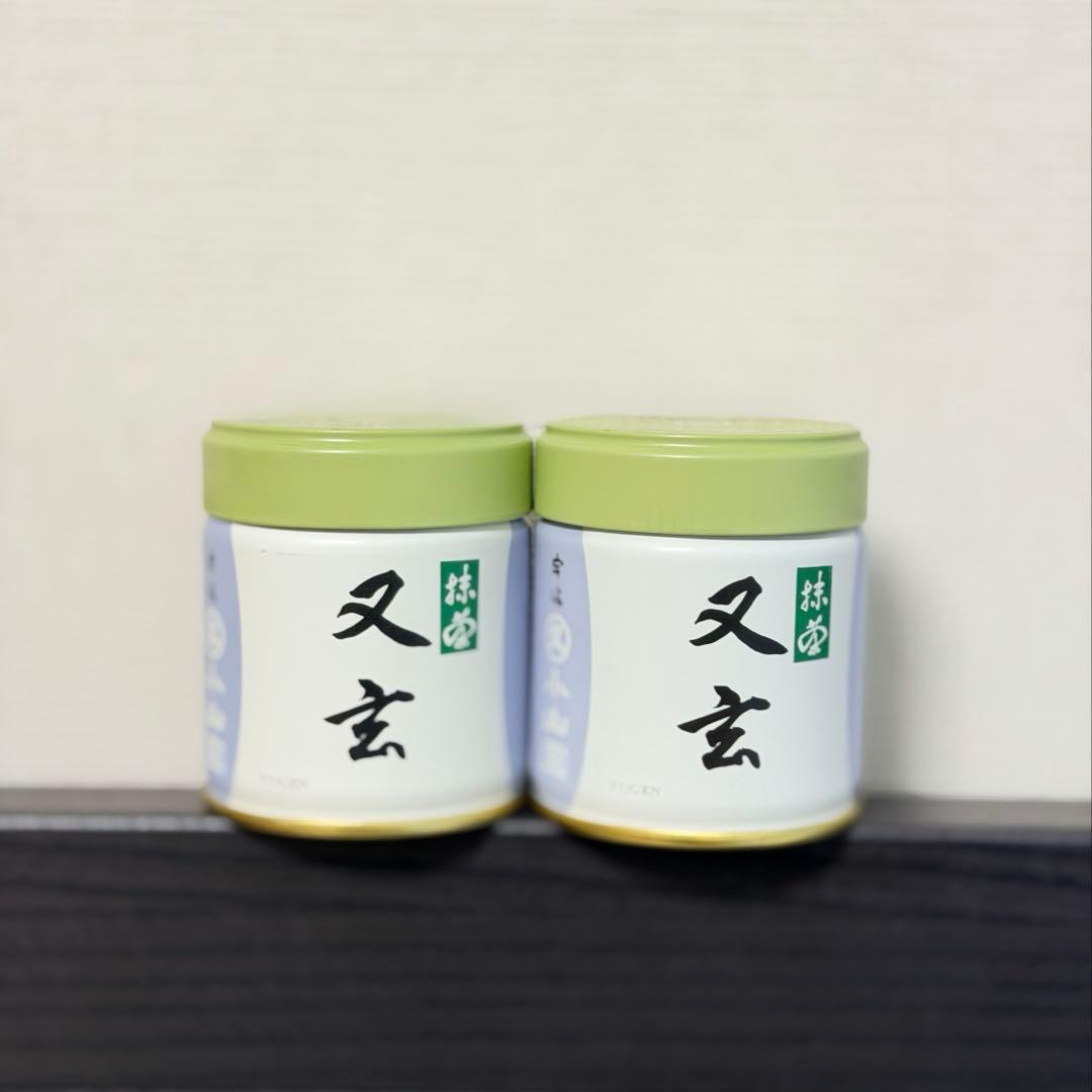 【正規品】丸久小山園　抹茶　又玄40gx2缶