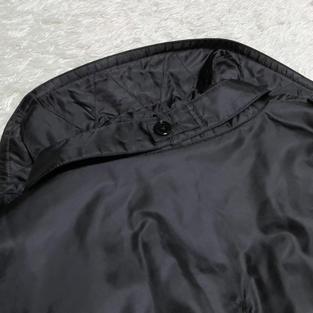 【極美品】バーバリーブラックレーベル　トレンチコート　黒　ナイロン　未使用級