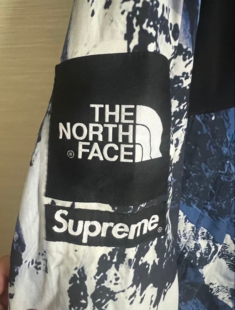 子*忍様 Supreme × THE NORTH FACE 雪山柄マウンテンジャ