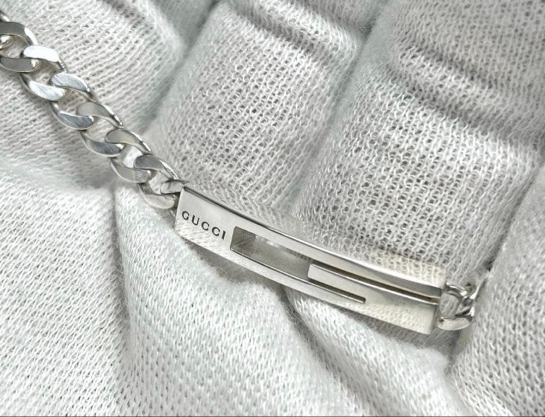 極美品‼️GUCCI Gモチーフブレスレット　#17