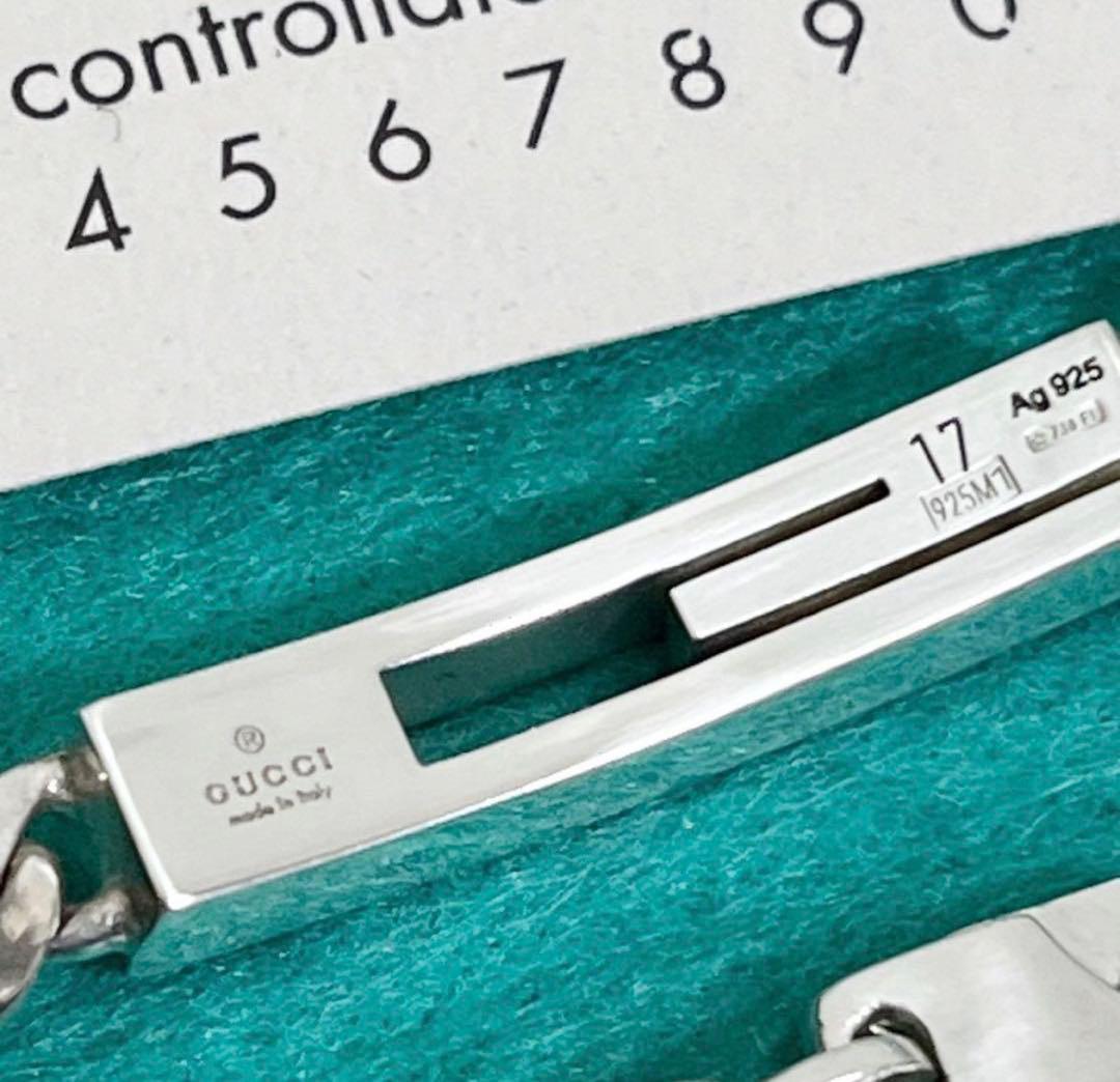 極美品‼️GUCCI Gモチーフブレスレット　#17