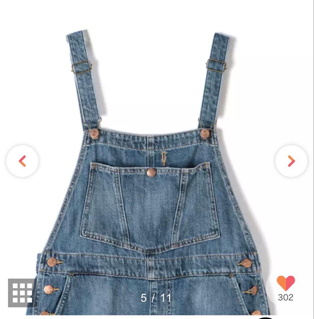 【新品】RED CARD ❤️ デニム オーバーオール サイズMです。