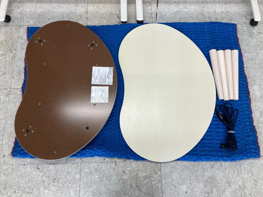 ニトリ こたつテーブル ビーンズG 9060 WW 2020年製 ホワイト