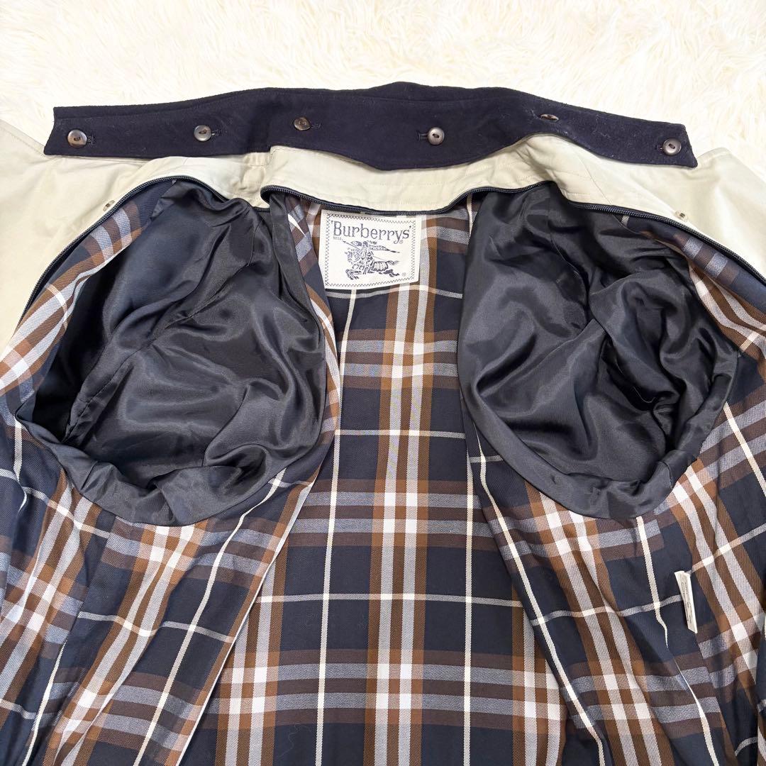 【極美品 二枚襟】Burberrys 白タグ トレンチコート ベルト ライナー付