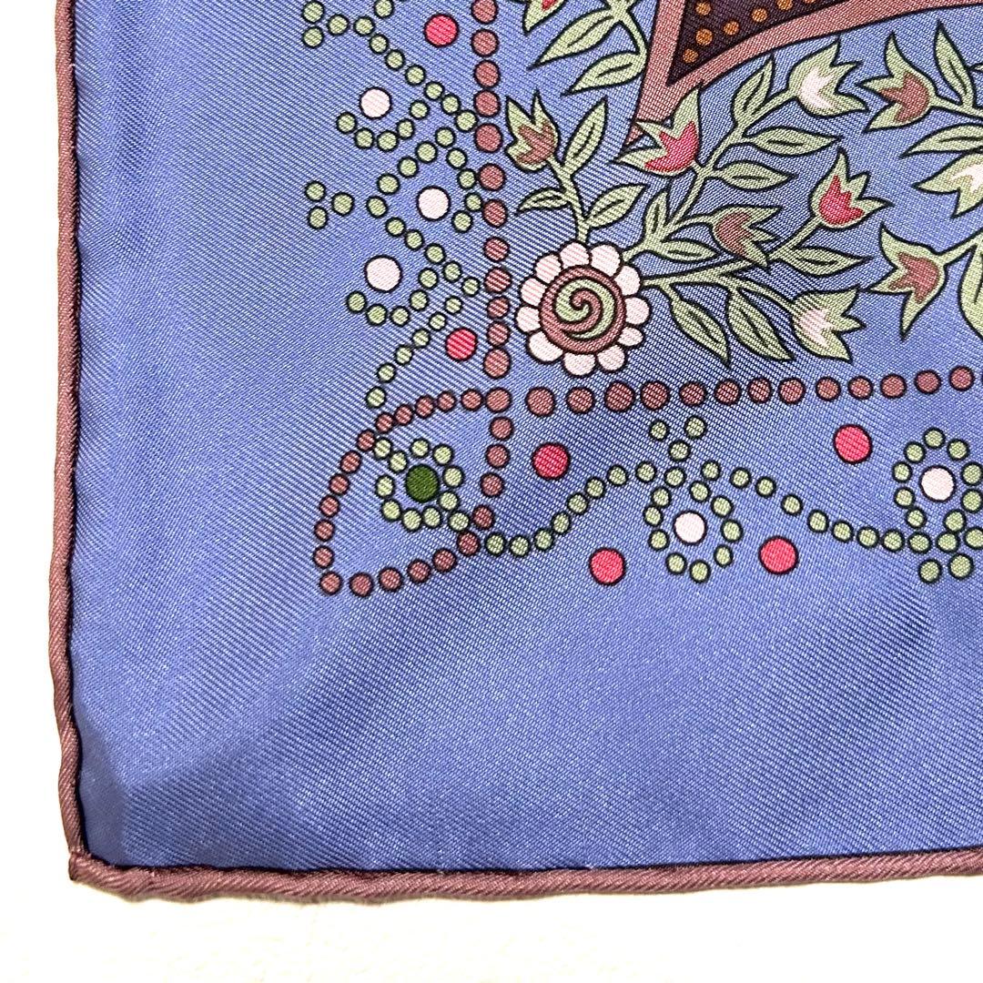 【極美品】エルメス　HERMES カレ90 生命の木　エルメス　生き物