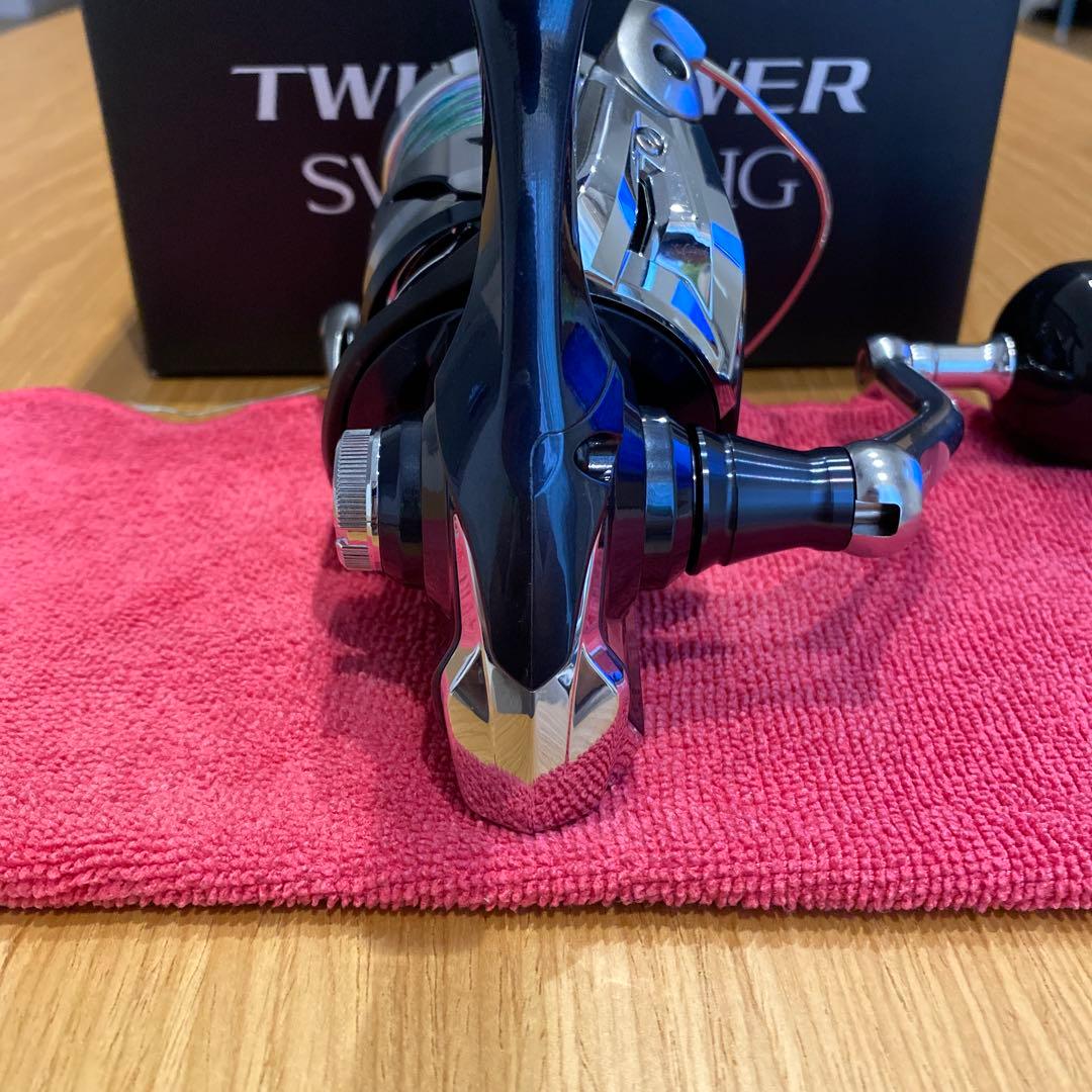 極美品 シマノ ツインパワーSW 8000HG 10×10 X8４号300m付き