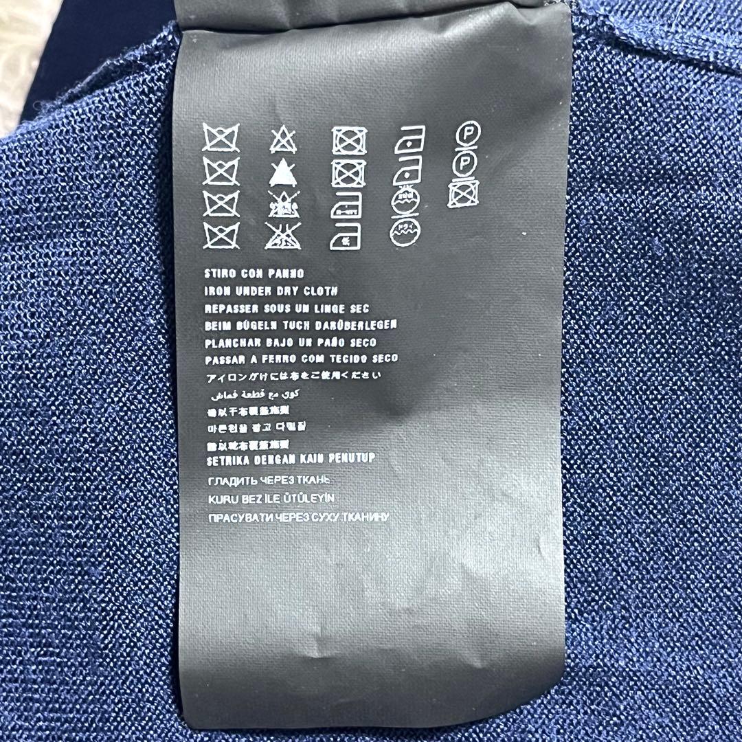 PRADA プラダ ニット シルク ウール ネイビー 40サイズ トップス