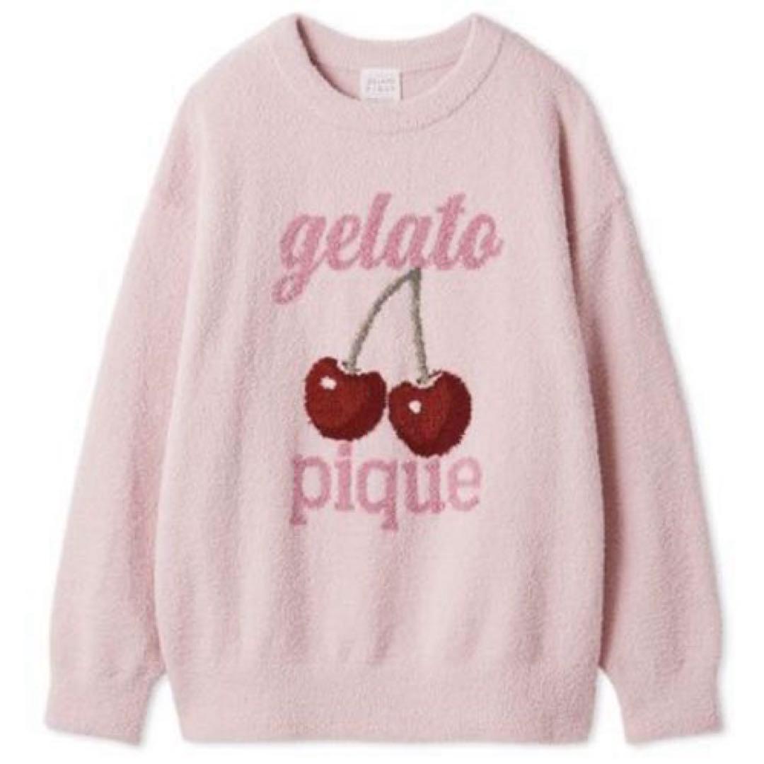 【新品】ジェラートピケ　ベビモコチェリージャガードプルオーバー&ショートパンツ