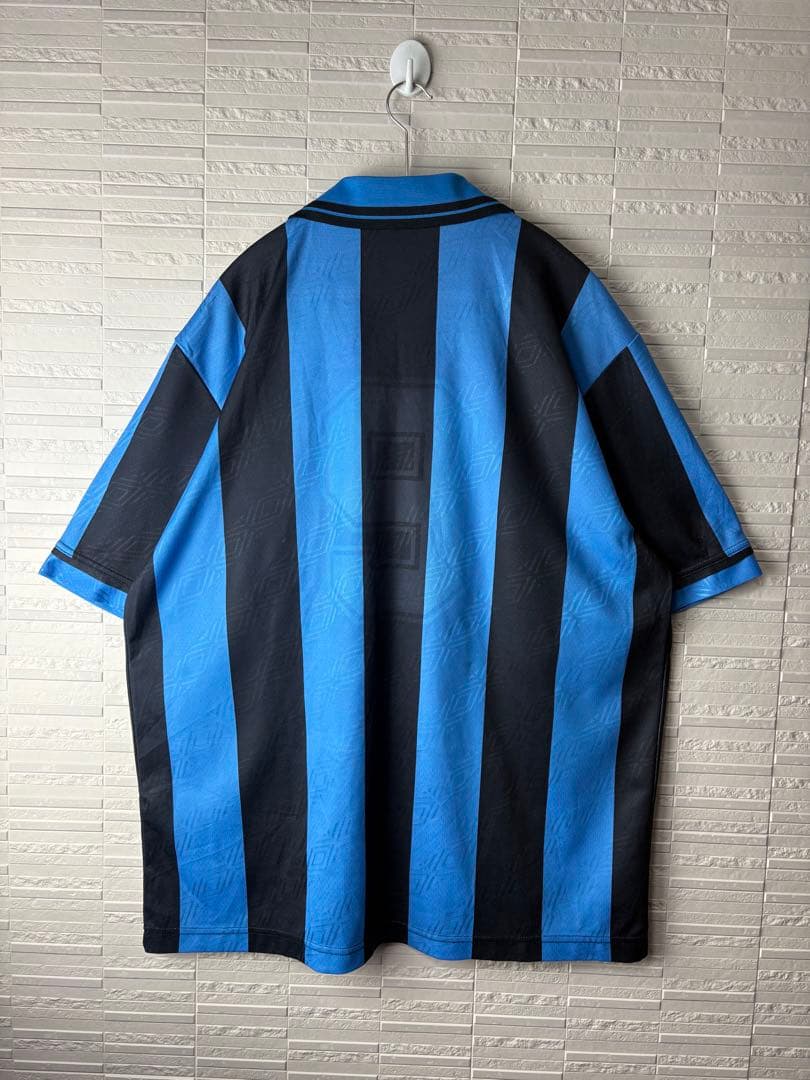 90s umbro インテルミラノ　ユニフォーム ゲームシャツ　アンブロ