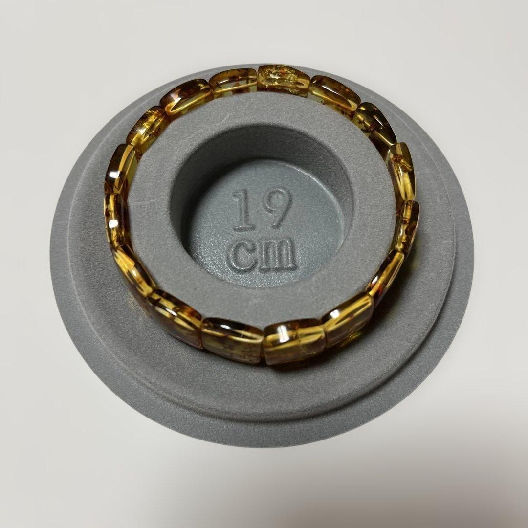 虫入り花入りアンバーのバングル