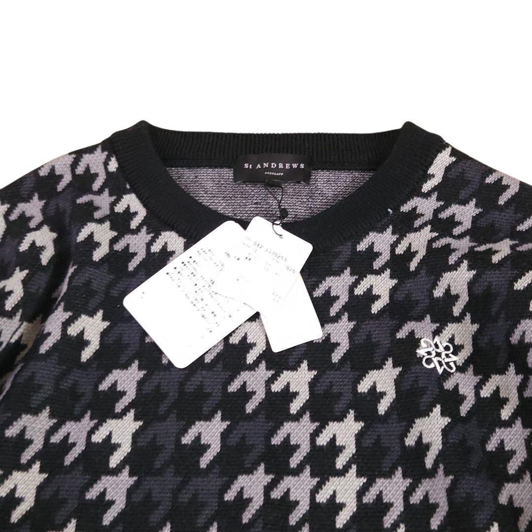 セントアンドリュース 千鳥柄 クルーネックセーター Lサイズ 新品未使用