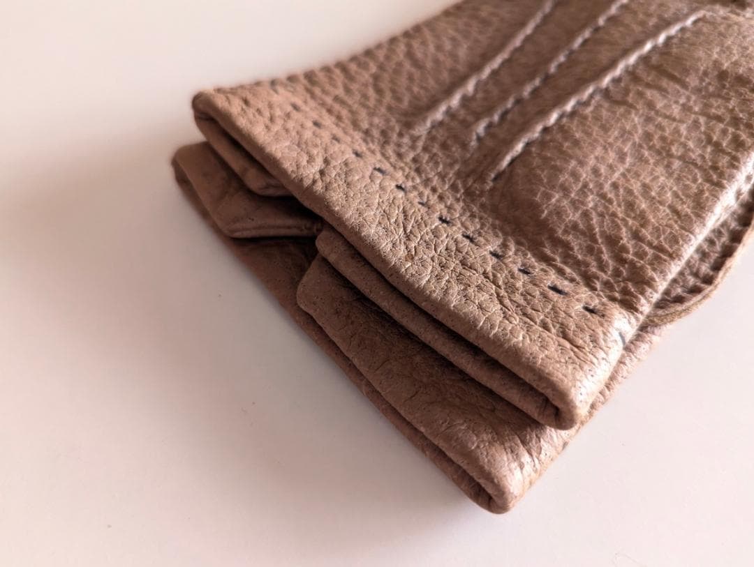 イギリス 英国 ペッカリーグローブ 革手袋 手縫い ブラウン