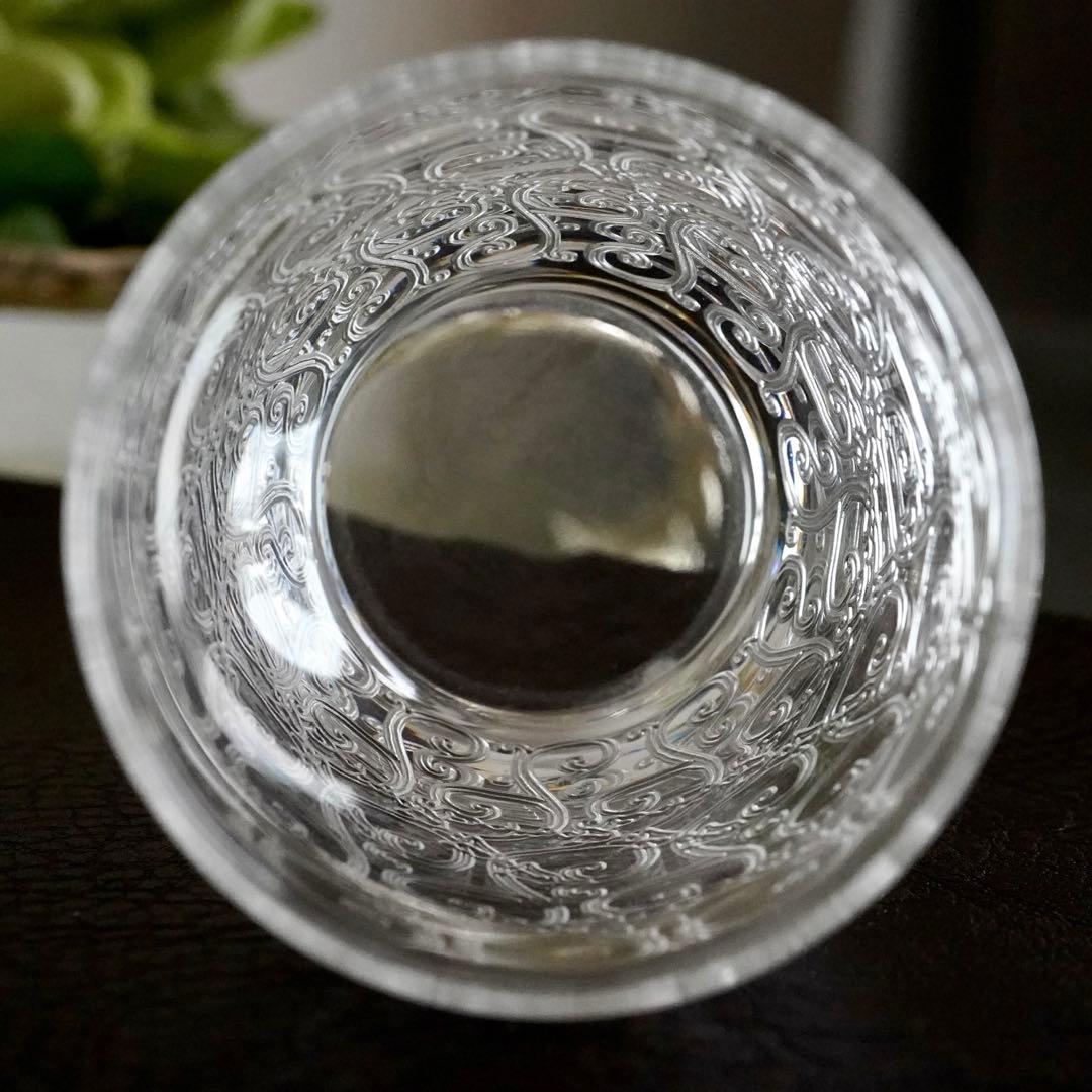 静謐なる曲線美オールドバカラ ローハンモデル《グヴュ》タンブラー グラス B