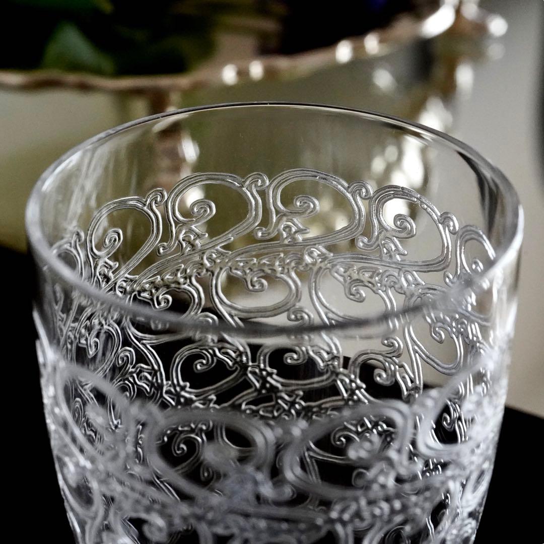 静謐なる曲線美オールドバカラ ローハンモデル《グヴュ》タンブラー グラス B