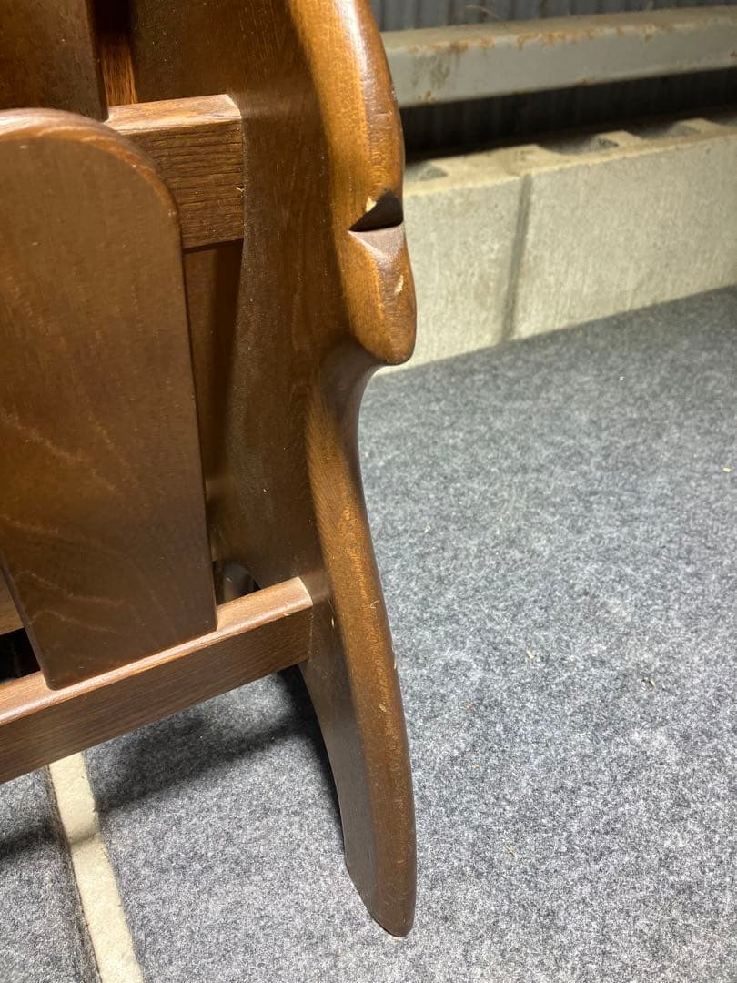 カリモク家具　スリッパラック　中古品　美品