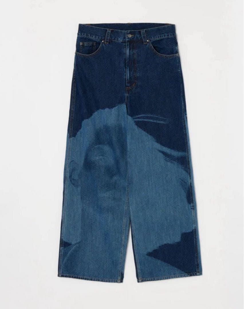 パンツ BEEDENFACE PRINT WIDE STRAIGHT PANTS