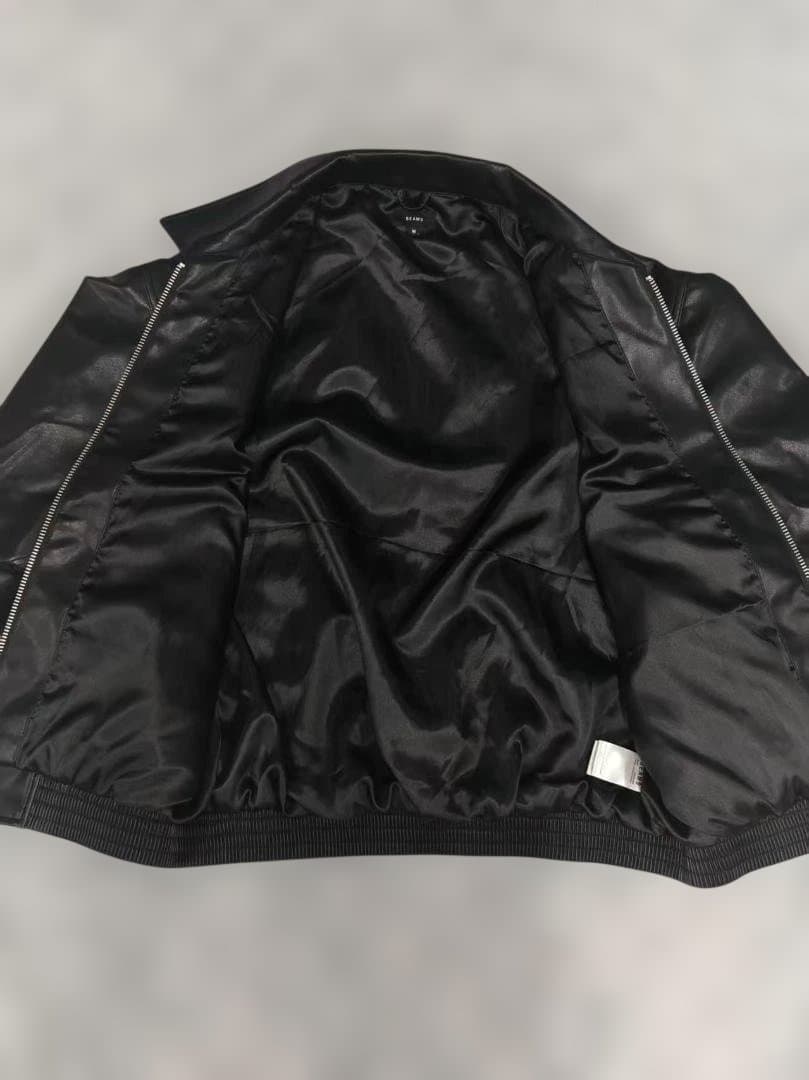 BEAMS ビームスレザーブルゾンジャケット