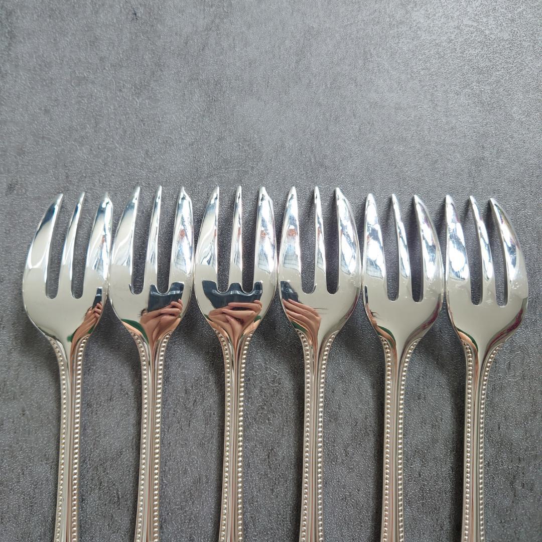 美品 クリストフル パール ケーキフォーク 6点