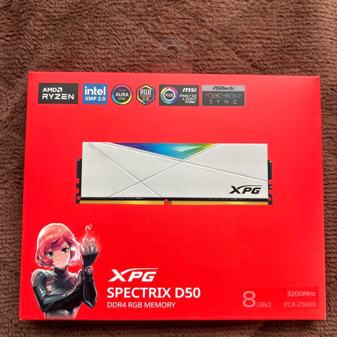 チ*コ様 XPG SPECTRIX D50 DDR4 8GB x2 16GB