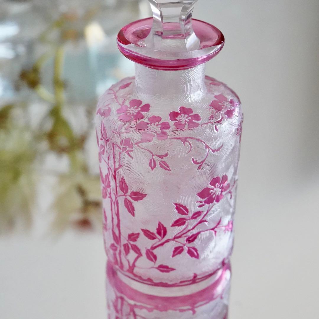 希少★美品★オールドバカラ★エグランティエ★野ばら 香水瓶 S オリジナルセット