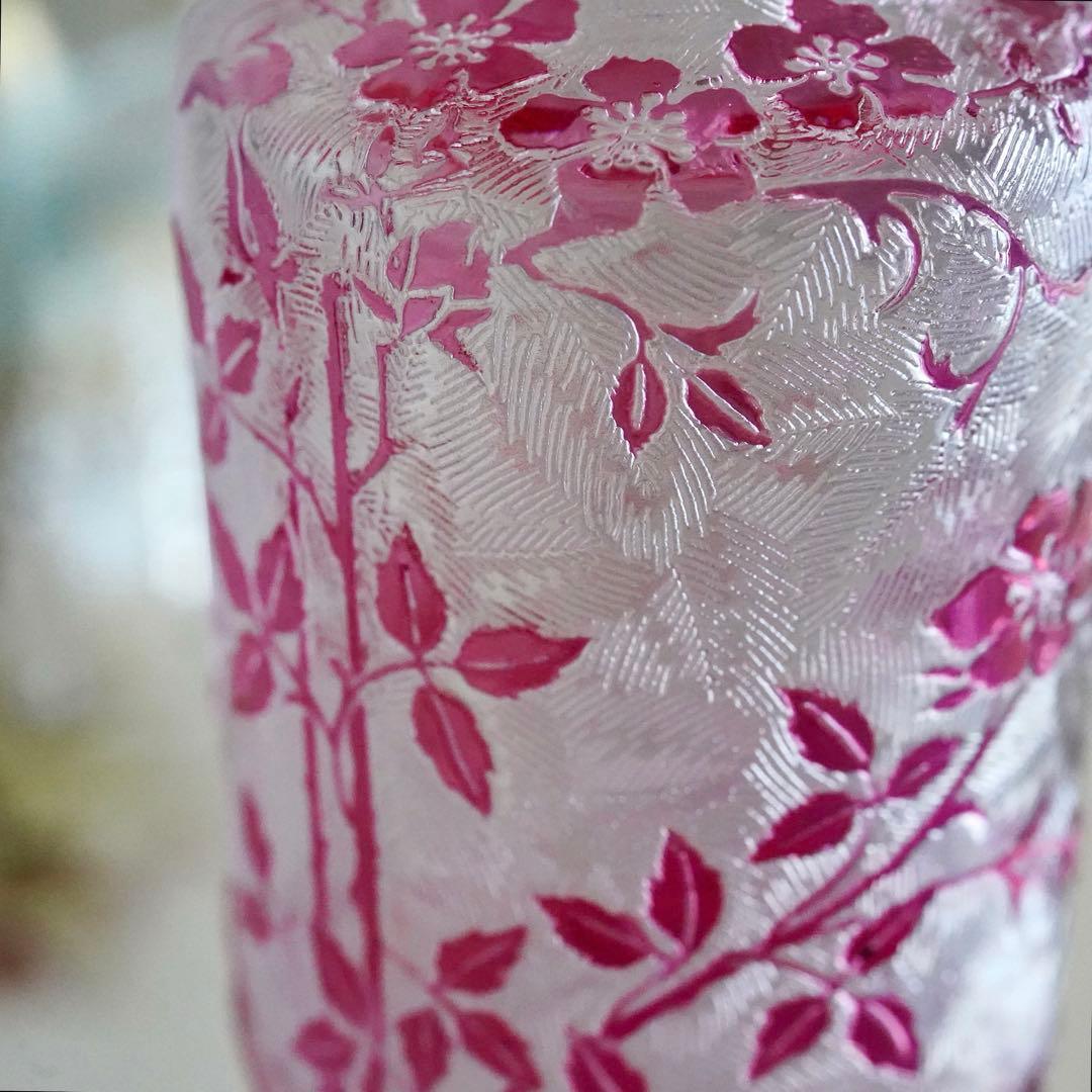 希少★美品★オールドバカラ★エグランティエ★野ばら 香水瓶 S オリジナルセット