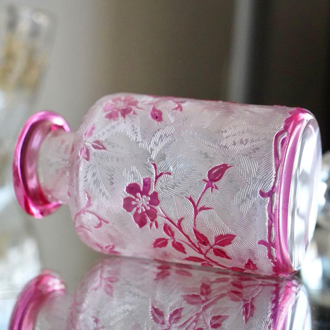 希少★美品★オールドバカラ★エグランティエ★野ばら 香水瓶 S オリジナルセット