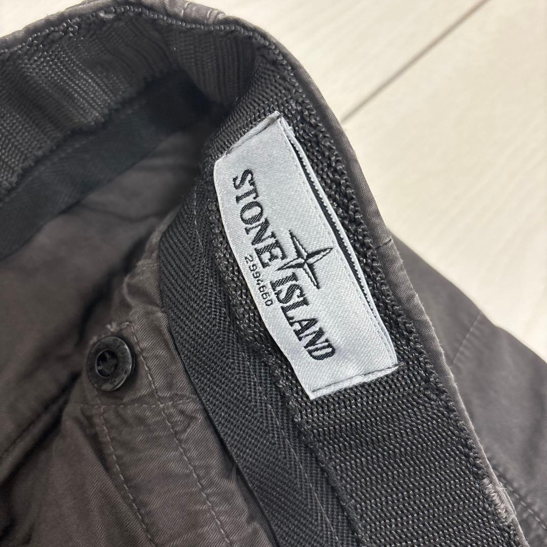 ストーンアイランド Stone  グレー パンツ ジッパーポケット
