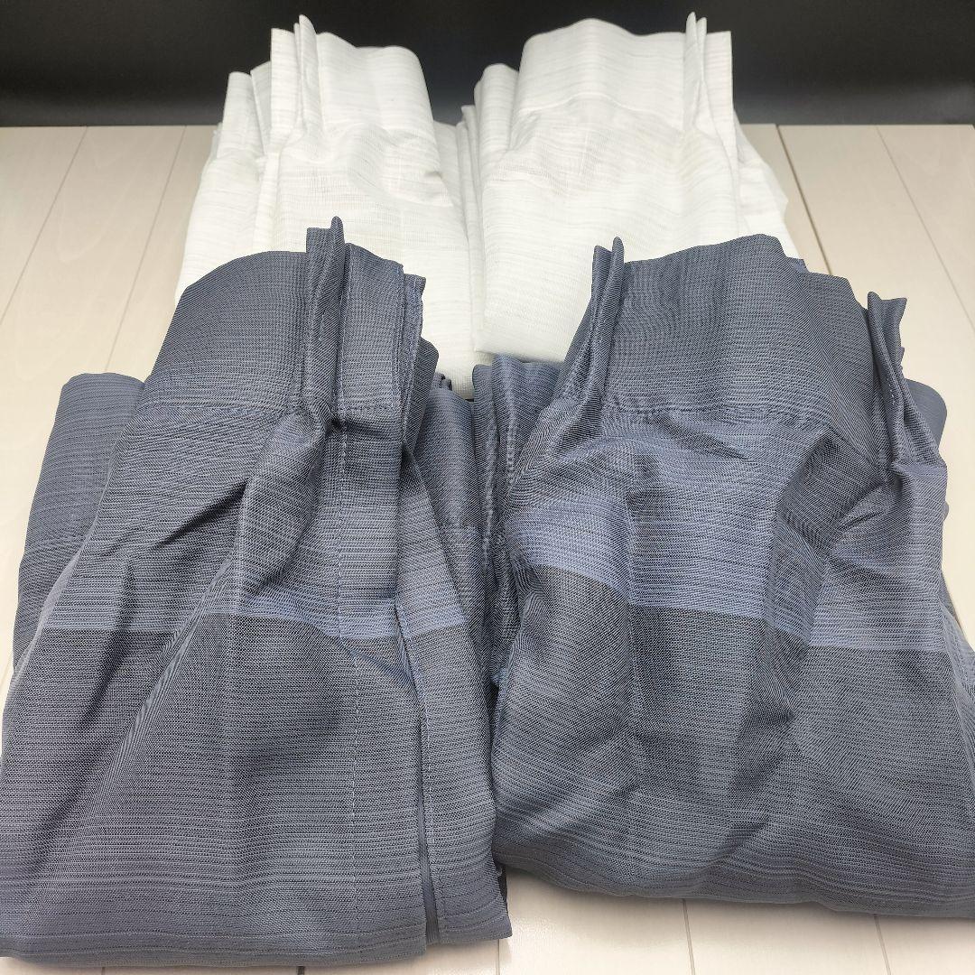 川島織物◆レース&ドレープ◆2枚1組◆W1000×H1190◆HP2411BL7