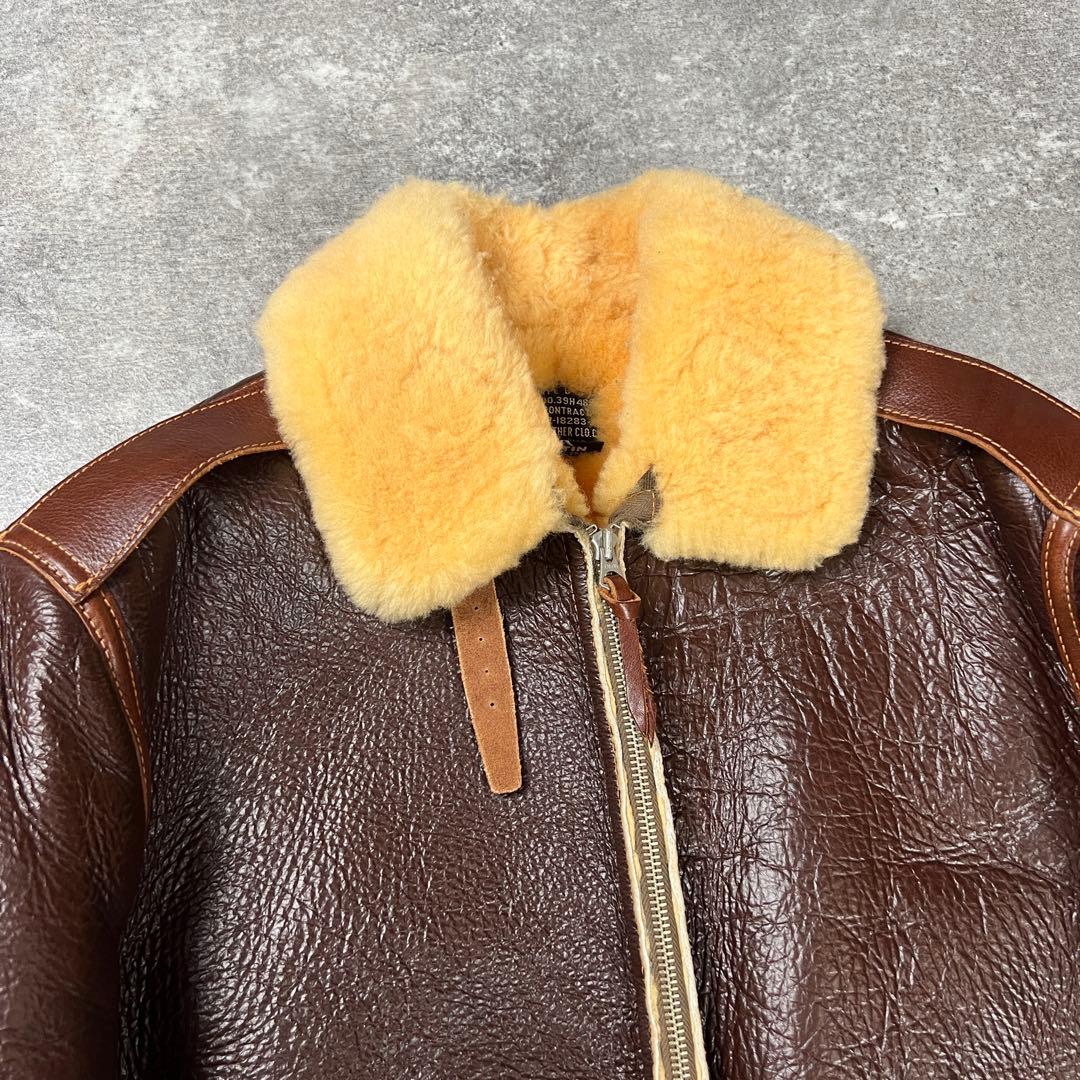 実名復刻 AERO LEATHER B-6 ムートン フライトジャケット