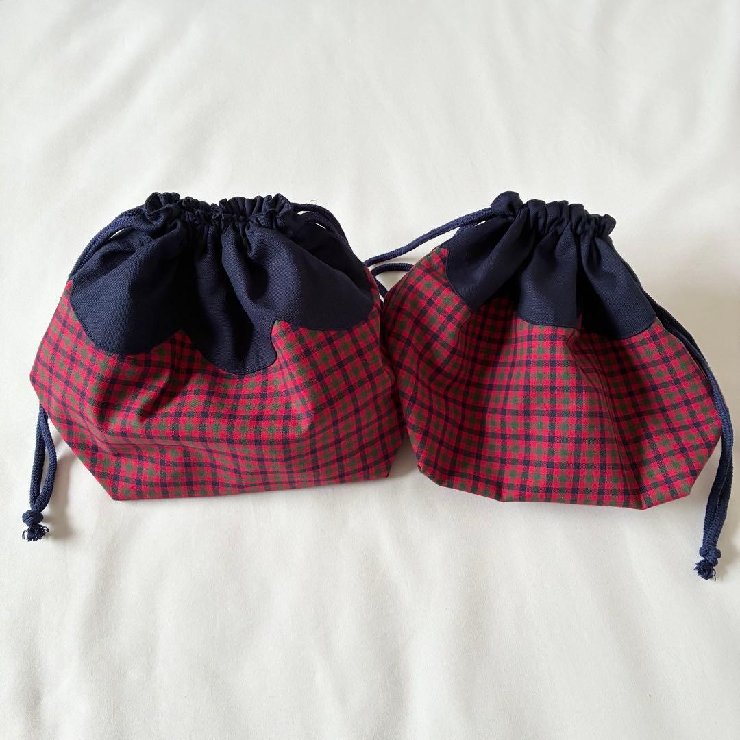 のん　追加　お弁当袋　ランチョンマット　ファミリアチェック　はしごレース