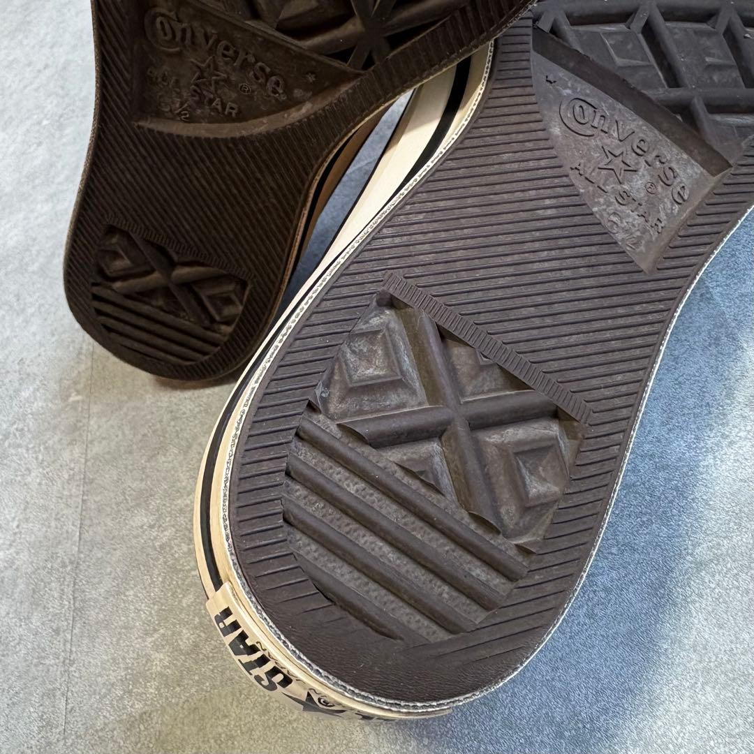 【超美品】日本製 コンバース オールスター ロー スニーカー マスタード 6.5