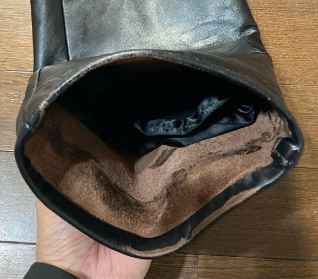 あか【美品】ザ　リアルマッコイズ　Buco ホースハイドパンツ 28 茶芯