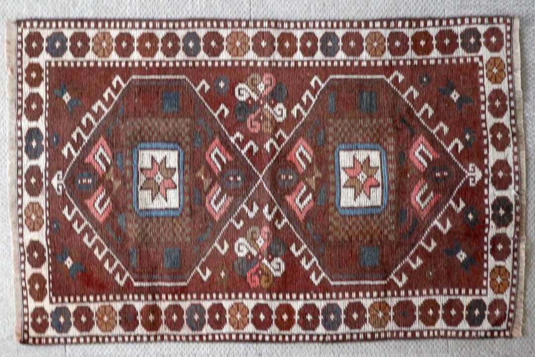 ヴィンテージラグ トライバルラグ アンティーク オールド