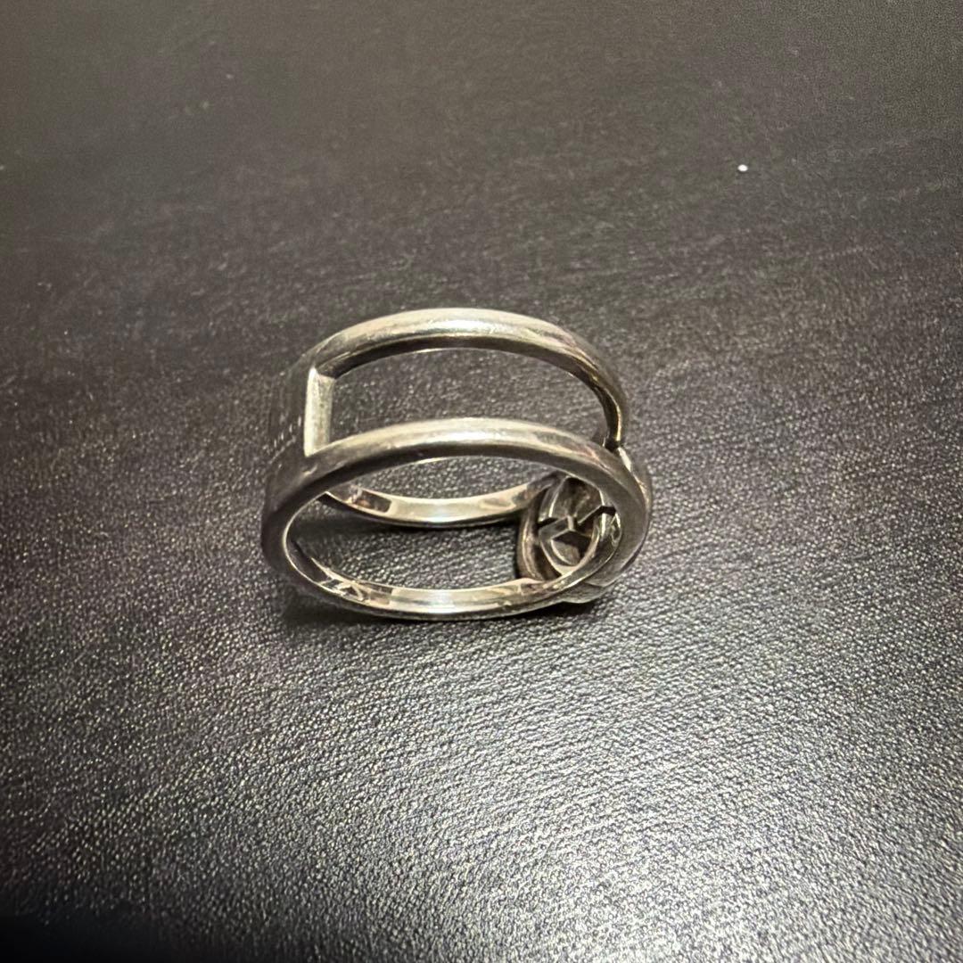 あ　GUCCI インターロッキングGGリング　21号