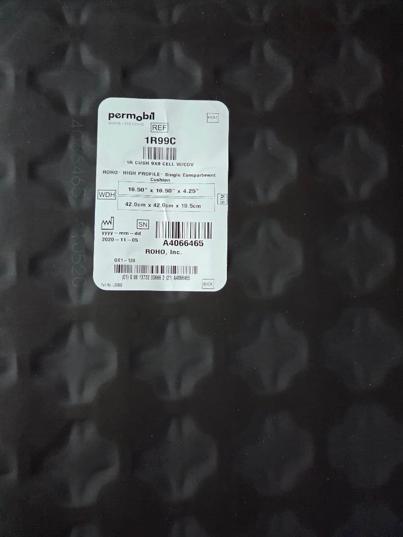 ROHO 椅子用クッション 黒