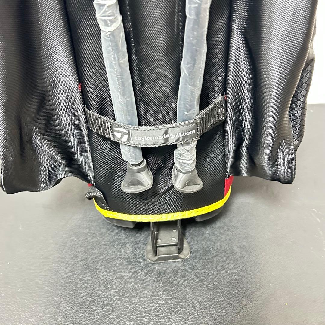 テーラーメイド 軽量スタンド キャディバッグ 7分割 綺麗め 赤/黄/黒