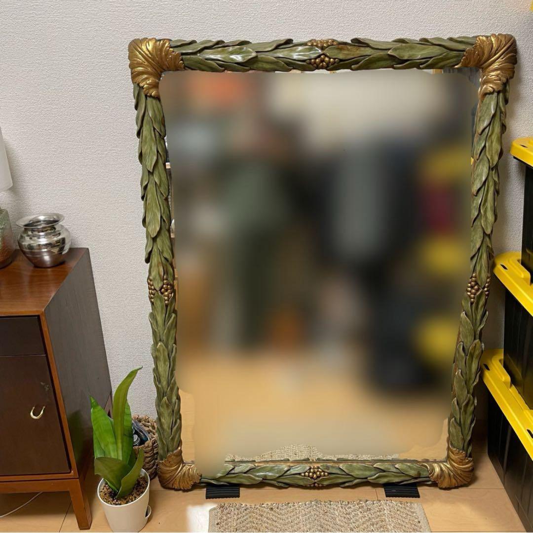 【ギイチ】US ヴィンテージ　80s ウォールミラー