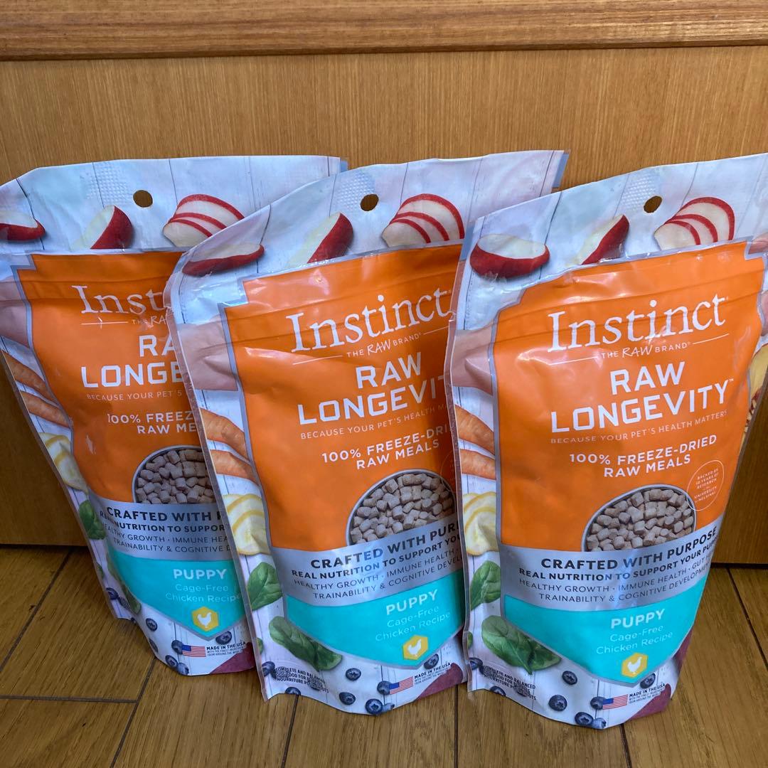 インスティンクト　ローロンジェビティ　パピー　チキン　141g 3セット