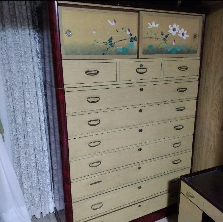 桐箪笥　婚礼家具　桐タンス　総桐箪笥　 年代物　和ダンス　レトロ　昭和　高級
